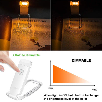 USB-læsning Clip-on-læselampe
