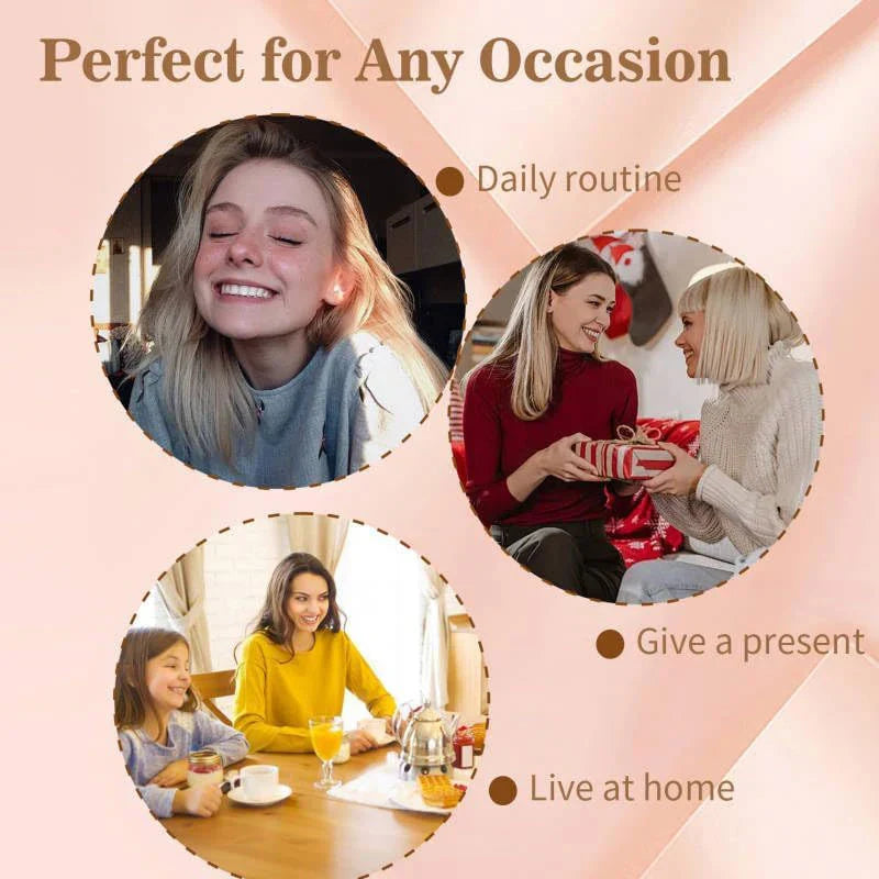 Ovalt hårgriber-sæt (4 stk)