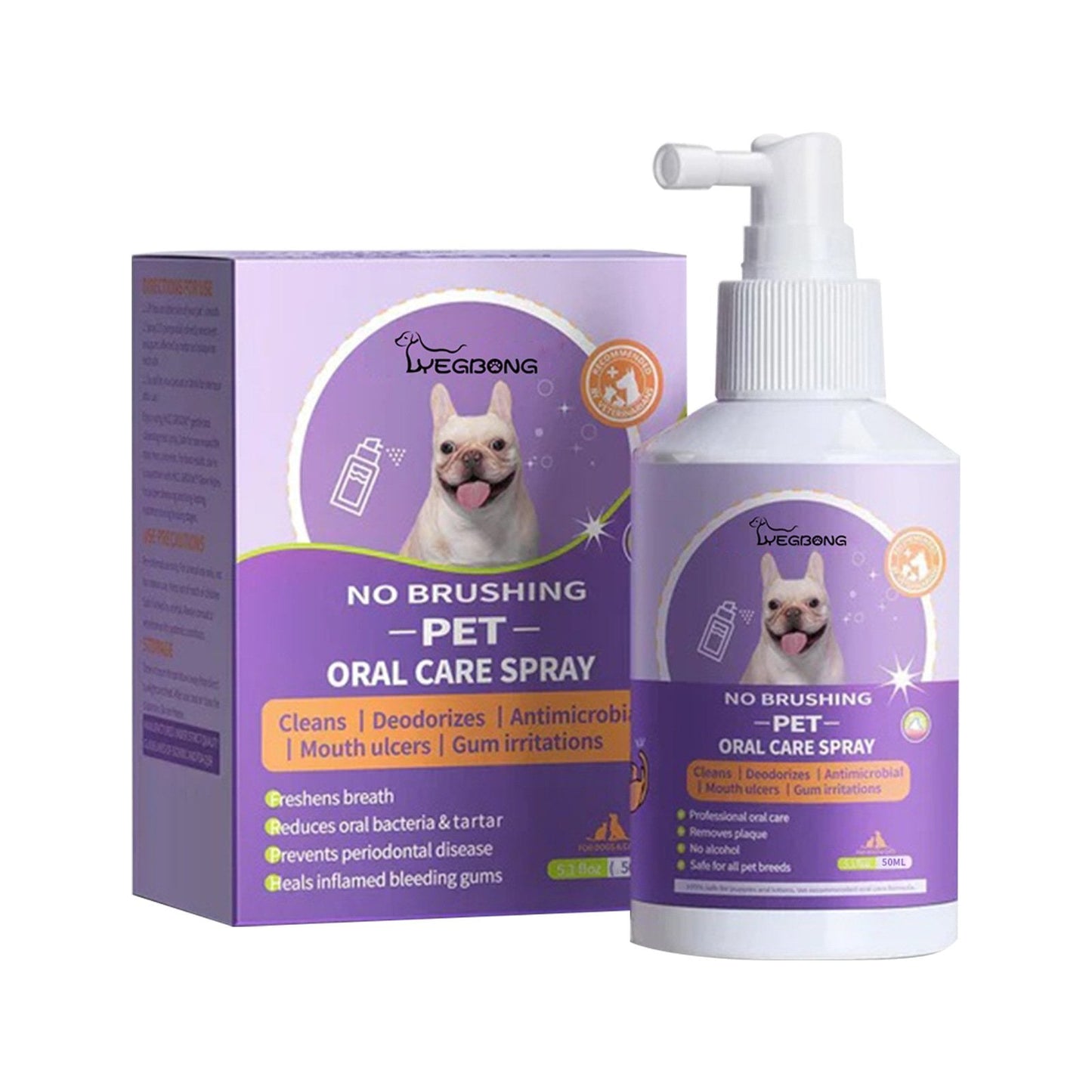 💥Tilbuddet🔥Tandrensningsspray til hunde og katte
