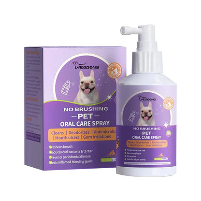 💥Tilbuddet🔥Tandrensningsspray til hunde og katte