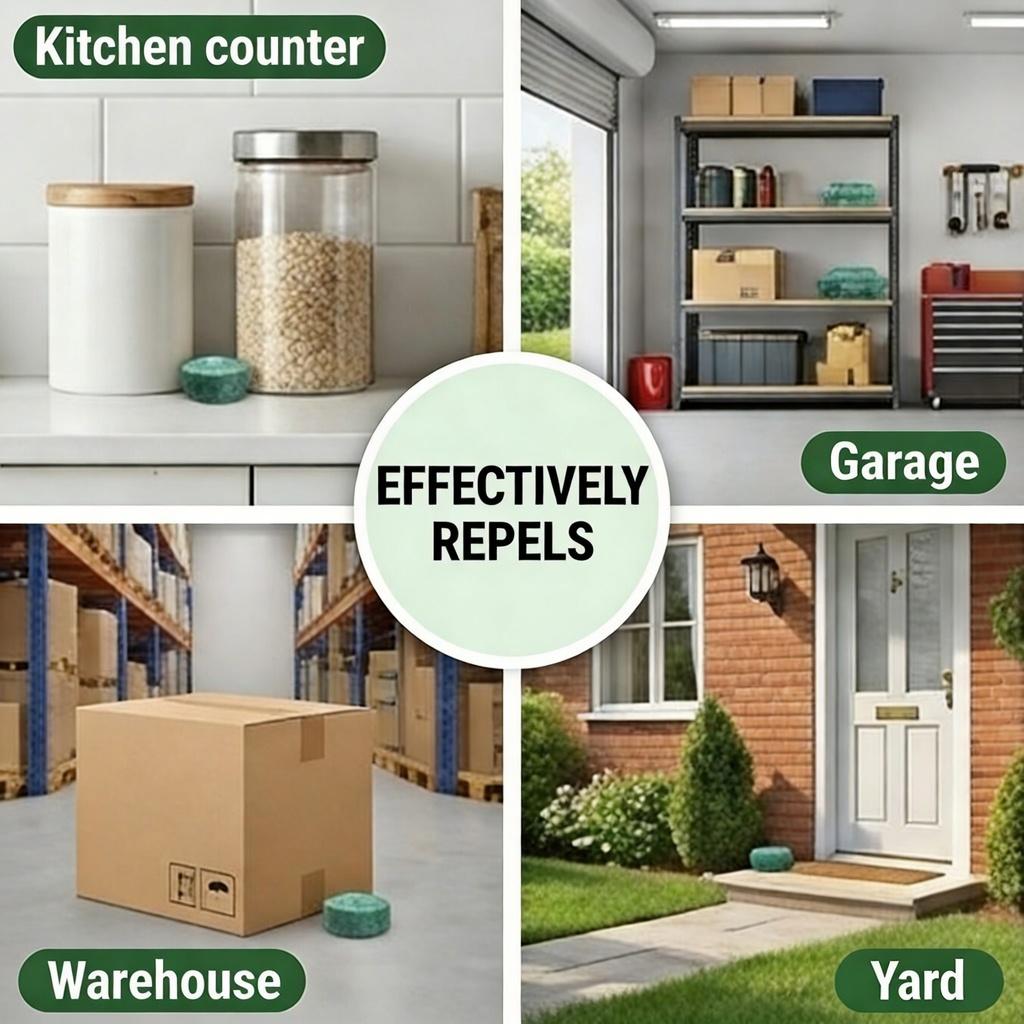 Confezione da 12 Popolari Sfere Naturali Repellenti per Roditori