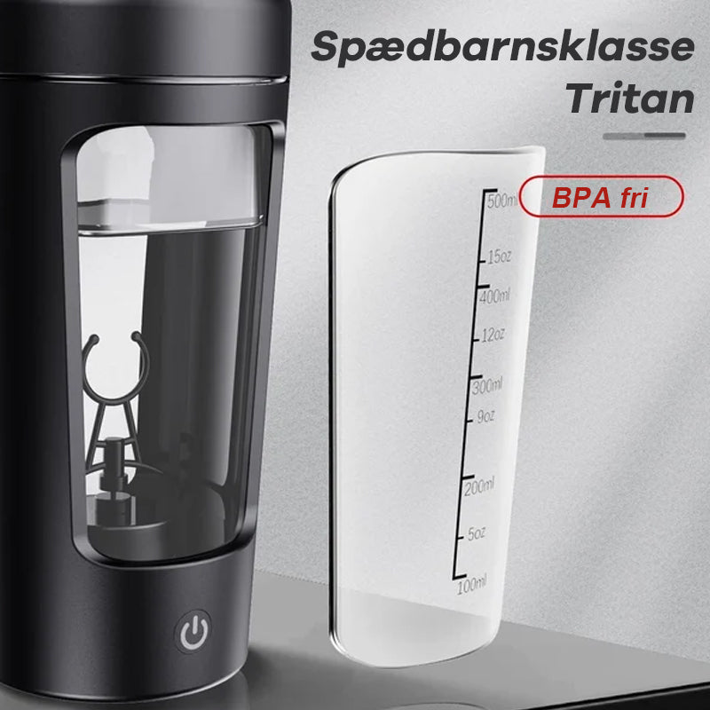 🔥VARMT UDSALG🔥 Elektrisk protein shaker flaske