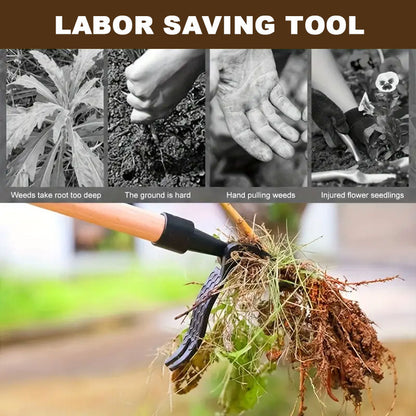 🌿 Estirpatore di erbacce – Stai dritto, tira con facilità!