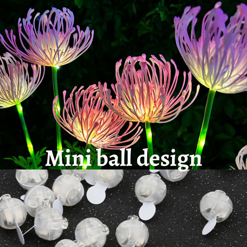 LED farverigt blomsterdekorationslys