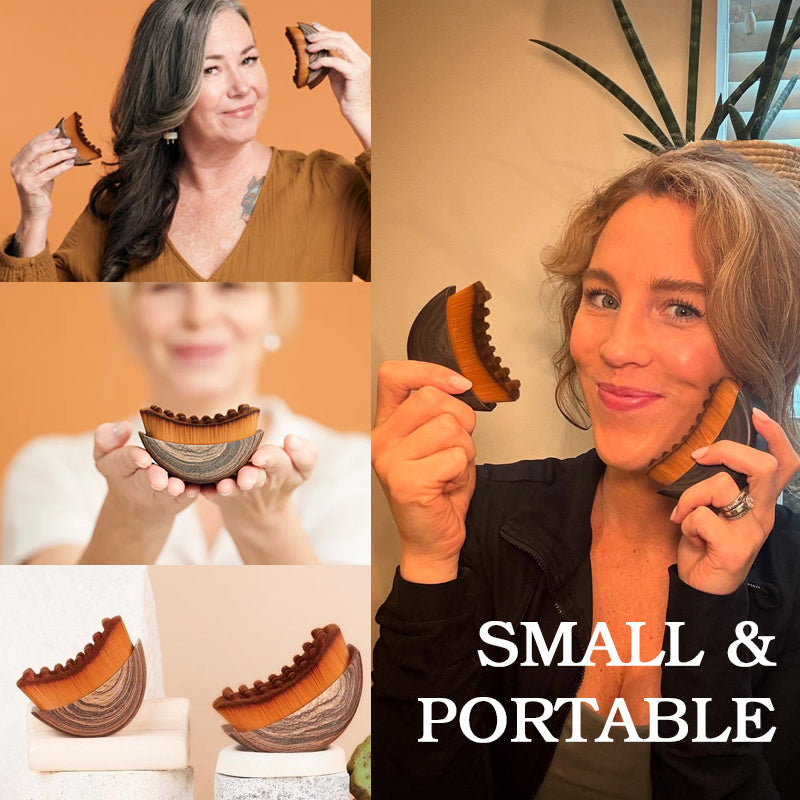 💆♀️ Spazzola Contorno Viso Linfatica | Ogni spazzolata scolpisce i tuoi contorni!