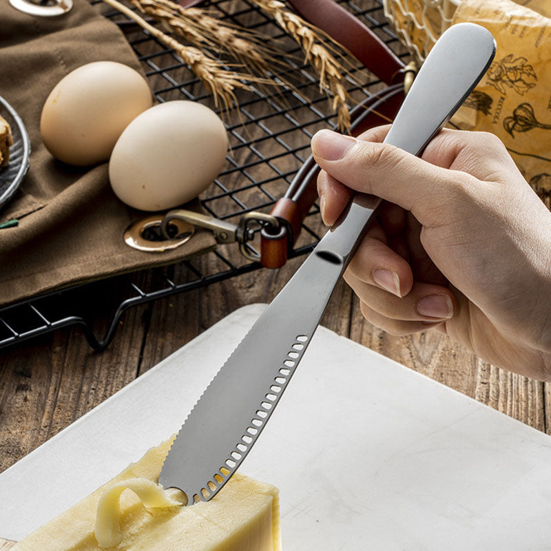 Multifunktionel smørkniv i rustfrit stål