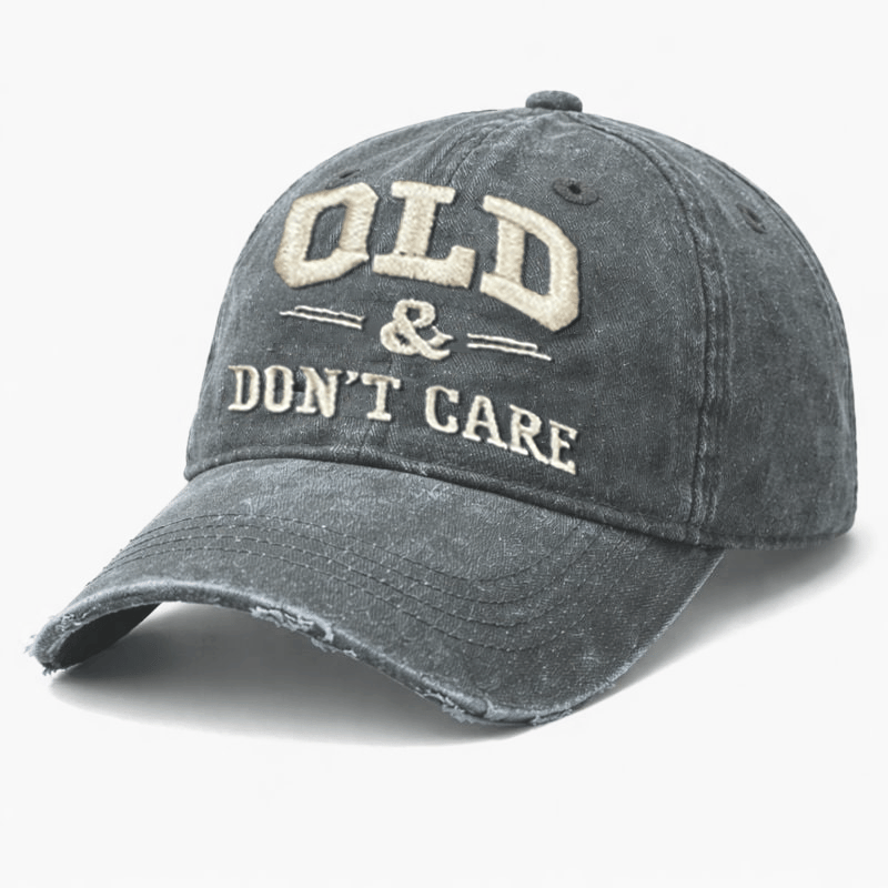 🧢 Offerta Calda di Capodanno 2026 | Cappellino Vintage Distressed “OLD & DON’T CARE”