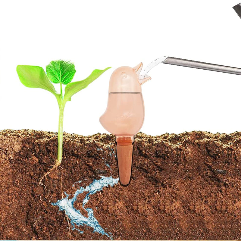 Indendørs og udendørs potteplante automatisk vanding - Fugleform