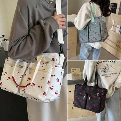 🍒Taske med kirsebærprint