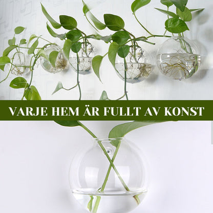 Kreativ væghængt vase