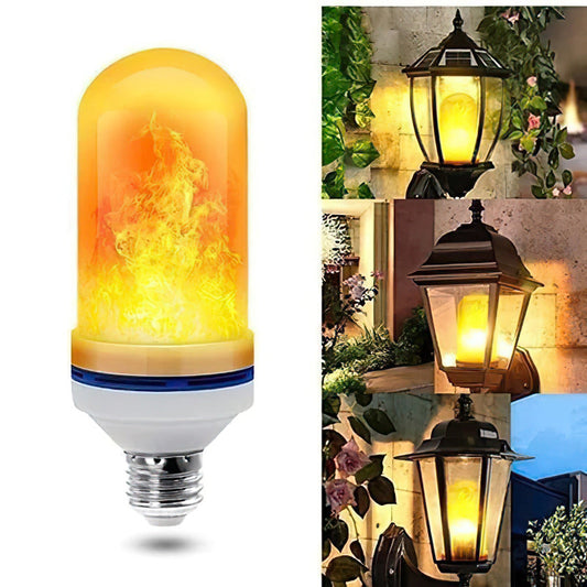 LED-flammeeffekt-pære-med tyngdekraftsfølende effekt