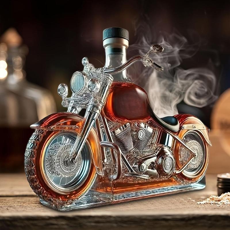 Decanter per whisky a forma di motocicletta