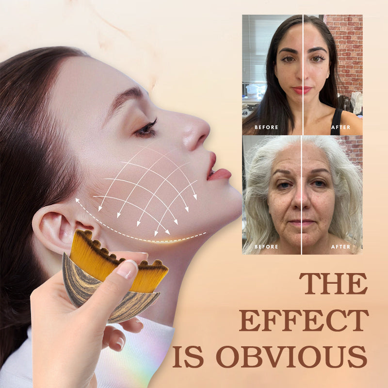 💆♀️ Spazzola Contorno Viso Linfatica | Ogni spazzolata scolpisce i tuoi contorni!