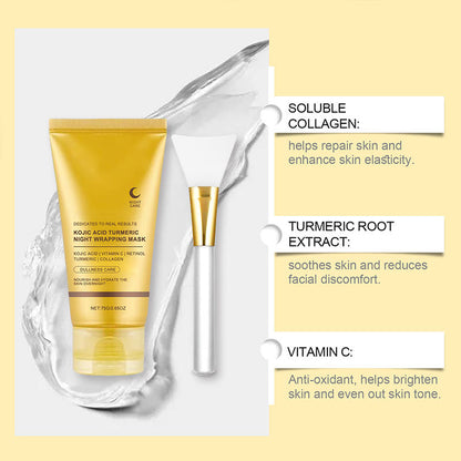 Gurkemeje-kollagen-peelingmaske