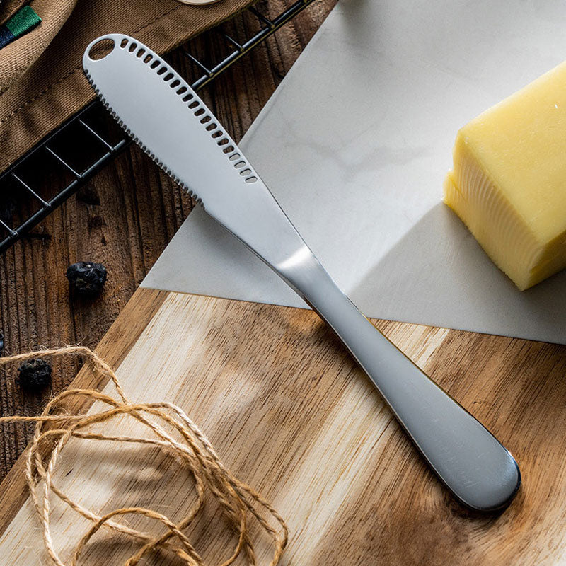 Multifunktionel smørkniv i rustfrit stål