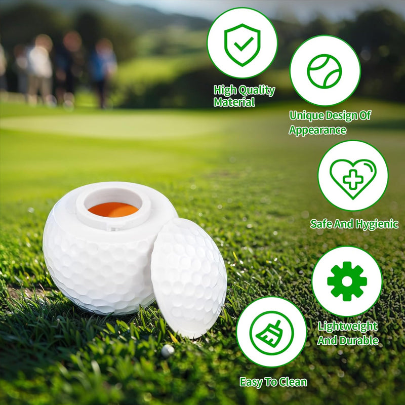 Kreativt shotglas formet som en golfbold