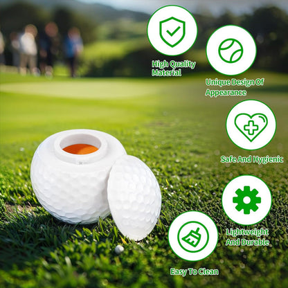 Kreativt shotglas formet som en golfbold