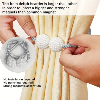 ✨Magnetiske gardinclips - stilfuld og praktisk opbevaring✨