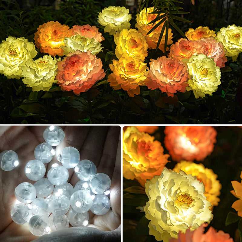 LED farverigt blomsterdekorationslys