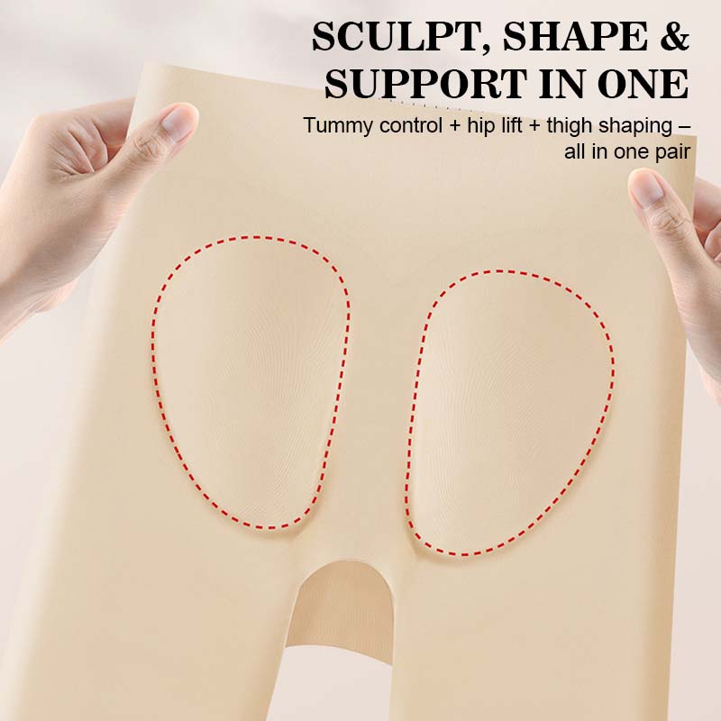 Tre-i-en højtaljede mavekontrolbukser