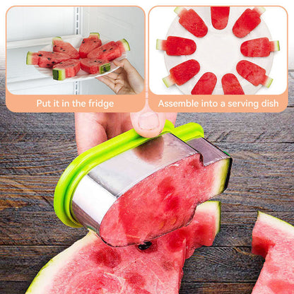 (🔥Kampagne- SPAR 49% RABAT)Vandmelon Popsicle Cutter Form & KØB MERE SPAR MERE