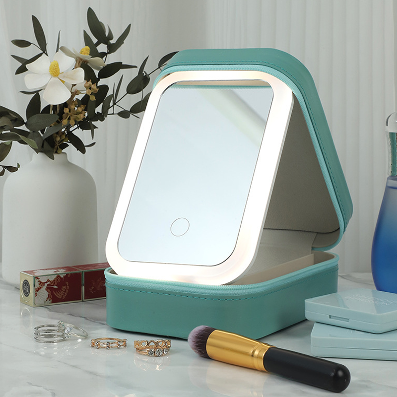 LED tri-farve justerbart makeup spejl