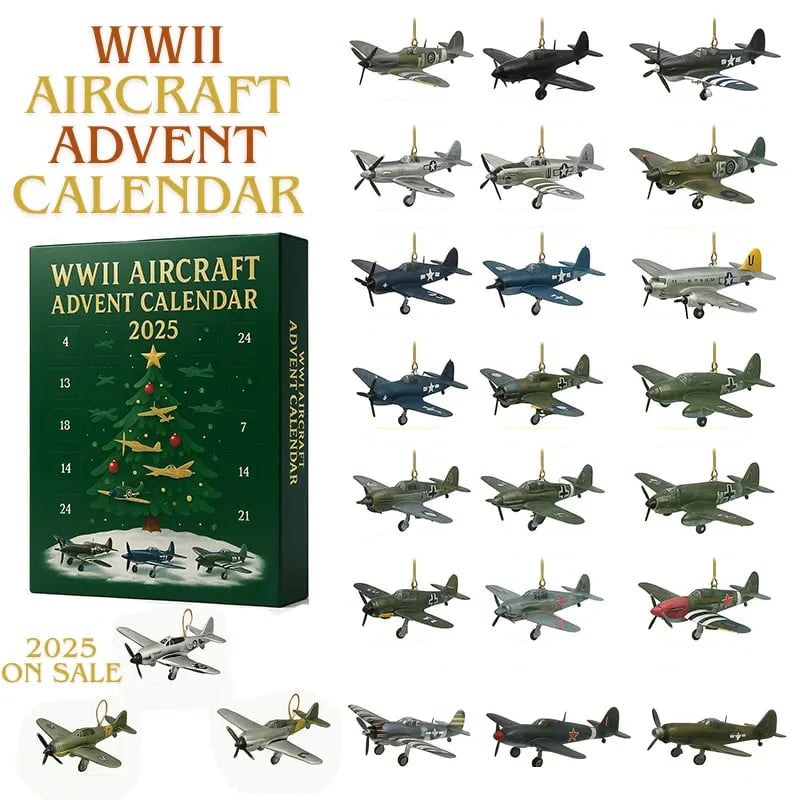 Anden Verdenskrig Flyveplansjulekalender 2025 – 24 dage med ikoniske krigsfly