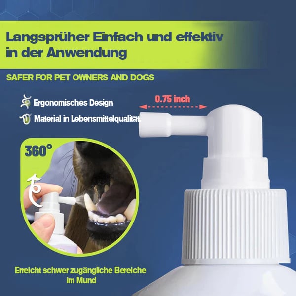 💥Tilbuddet🔥Tandrensningsspray til hunde og katte
