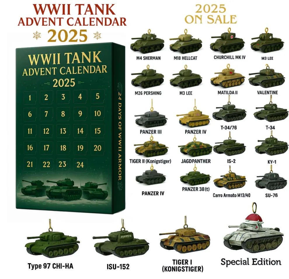 🎄 2025 WWII Tank Julekalender
