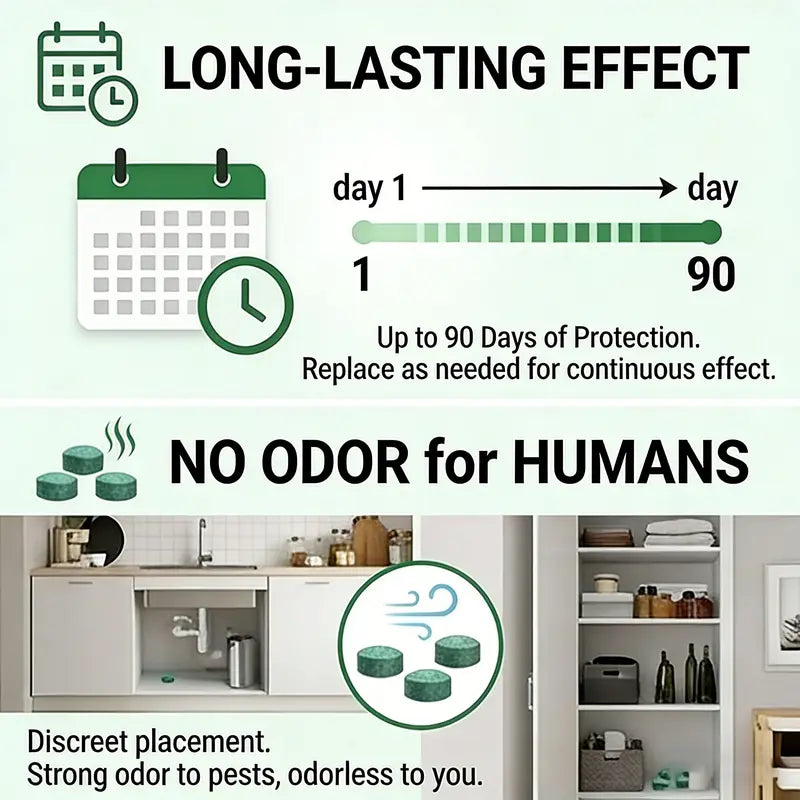 Confezione da 12 Popolari Sfere Naturali Repellenti per Roditori