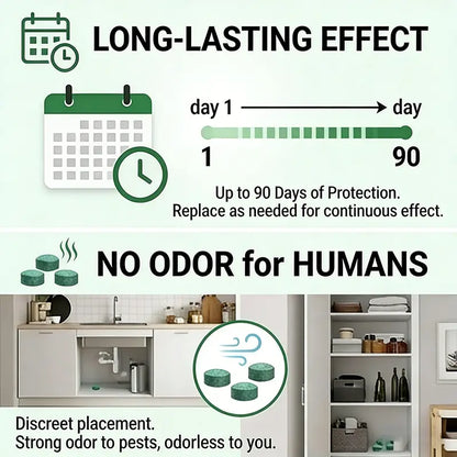 Confezione da 12 Popolari Sfere Naturali Repellenti per Roditori