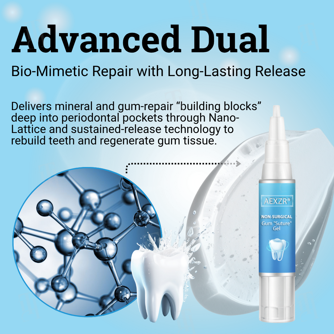 Mia nonna lo consiglia a tutti🛡️ Salva i tuoi denti senza intervento chirurgico! Gel di sutura gengivale non chirurgico AEXZR®