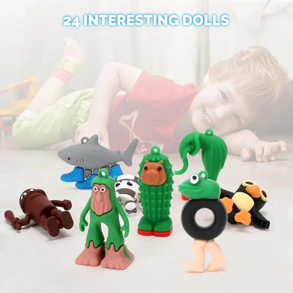 🔥Ultimo Giorno 50% DI SCONTO - ✨Set di 24 Giocattoli Italian Brainrot