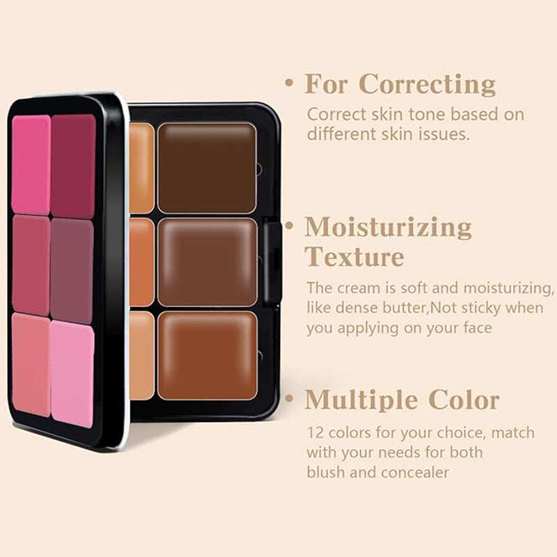 12-farve blush creme