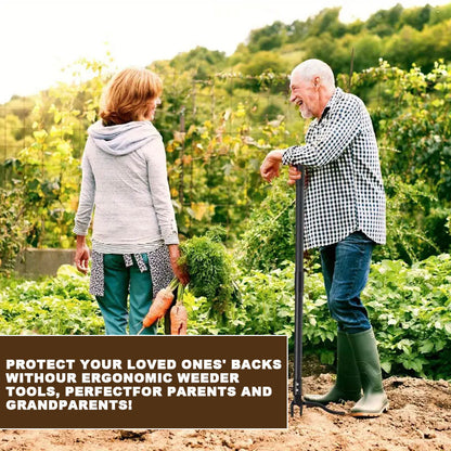 🌿 Estirpatore di erbacce – Stai dritto, tira con facilità!