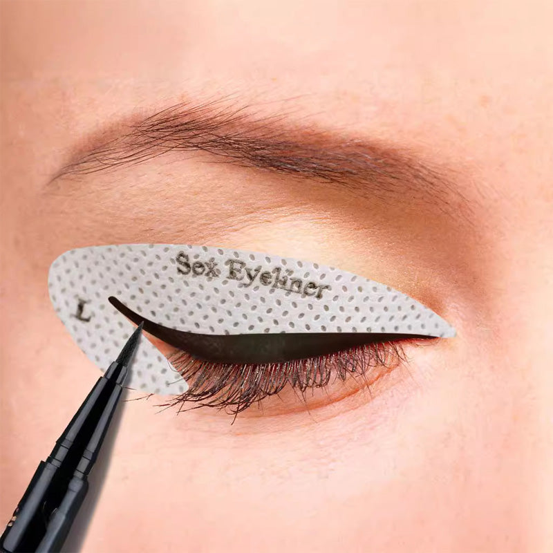 Øjenskygge/eyeliner makeup skabelon klistermærker