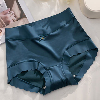 ( 🎁 2025 Nytår varmt salg 70% rabat🎁) Betal1 Få 2 (3pack) Premium Satin Antibakteriel Ice Silk Fugtabsorberende trusser
