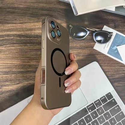 Enkelt magnetisk mobilcover i metal til iPhone