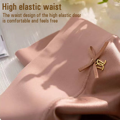 ( 🎁 2025 Nytår varmt salg 70% rabat🎁) Betal1 Få 2 (3pack) Premium Satin Antibakteriel Ice Silk Fugtabsorberende trusser