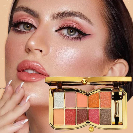✨10 farver Sparkle Shimmer Eyeshadow Palette