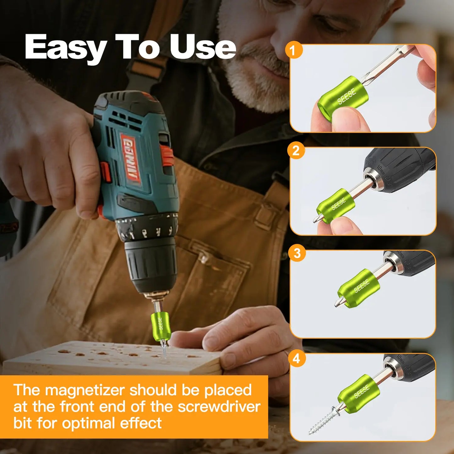 SEESE Strong Magnetic Screw Ring