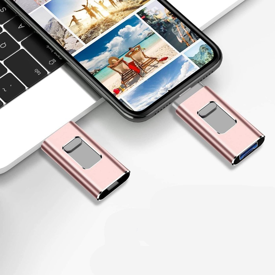 4 i 1 USB-hukommelse - lynhurtig billedoverførsel