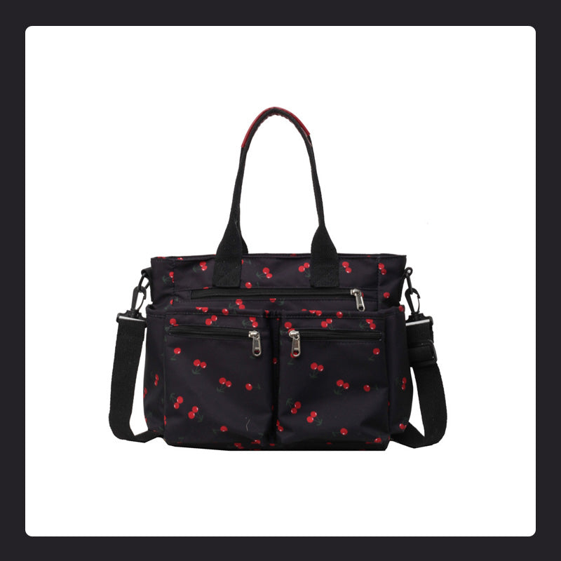 🍒Taske med kirsebærprint