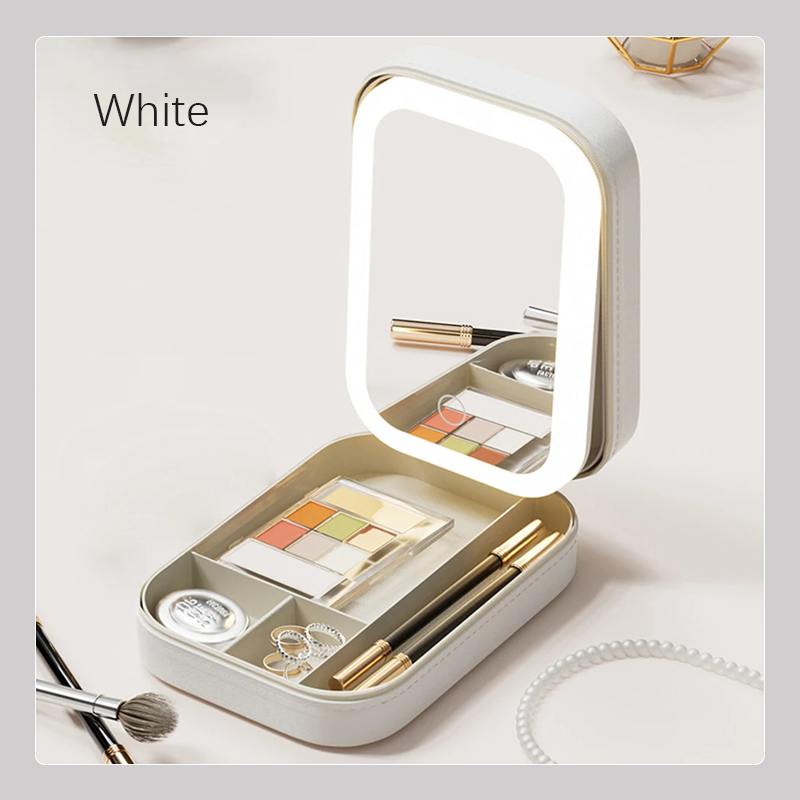 LED tri-farve justerbart makeup spejl