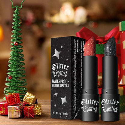 🎁Mat, langtidsholdbar læbestift med fint glimmer🎉/🎁Mat, langtidsholdbar læbestift med fint glimmer🎉