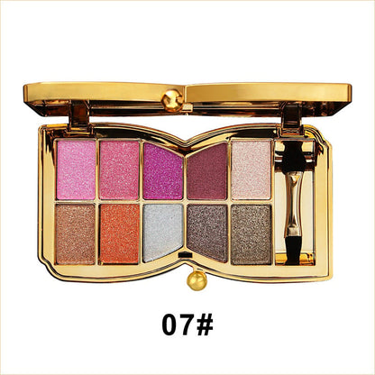 ✨10 farver Sparkle Shimmer Eyeshadow Palette