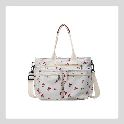 🍒Taske med kirsebærprint
