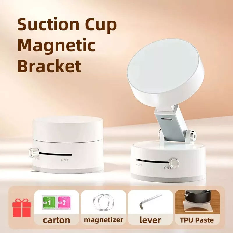 Magnetisk telefonstativ med vakuumsugekop