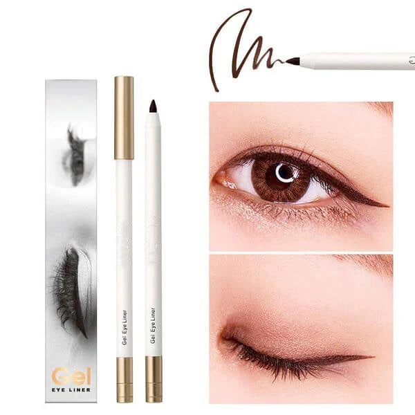 Vandfast og langtidsholdbar eyeliner, der ikke smitter af💐/Waterproof and long-lasting eyeliner that does not smudge💐.