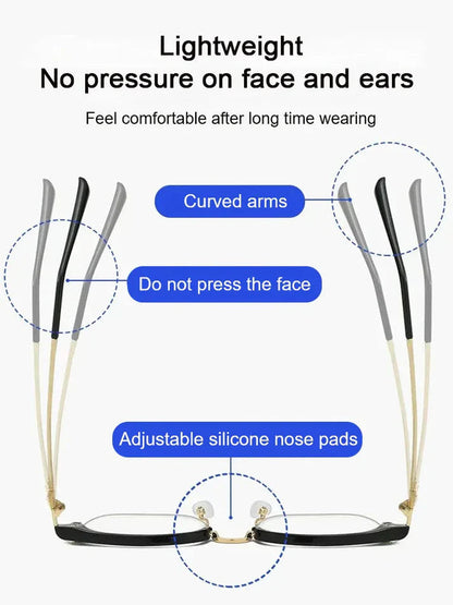 🌎 Termina Oggi: 70% DI SCONTO!🔥👓Occhiali da Lettura Ultra-Leggeri Anti Luce Blu | Comfort per lo Schermo Tutto il Giorno✨